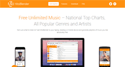 Desktop Screenshot of hitsblender.com